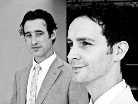 Best Man Dan and Groom